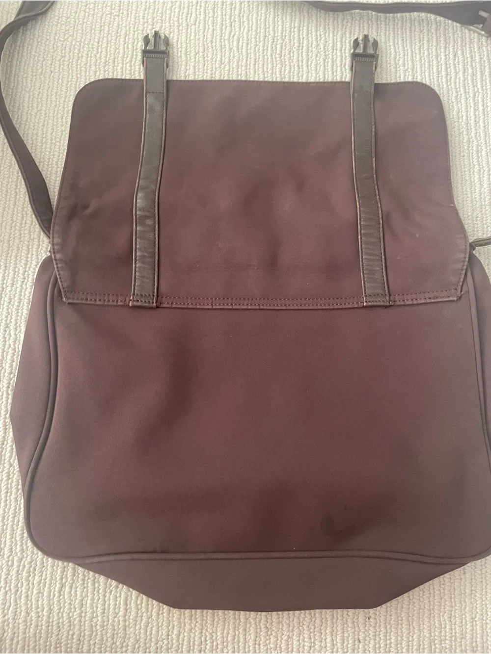 Kenneth Cole Brown Messenger Bag - Classic Crossbody Satchel b28